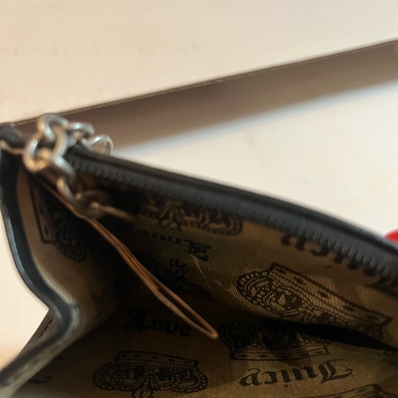 Juicy Couture Change Purse Brown Bling Front - Picture 7 of 7
